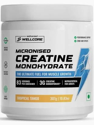 Wellcore Creatine Monohydrate 307g — front view